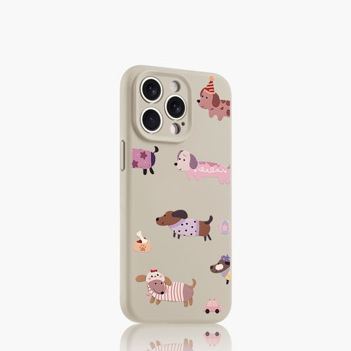 dog on phone case iPhone - Funny Phone Cases with Unique Animal Design for Summer