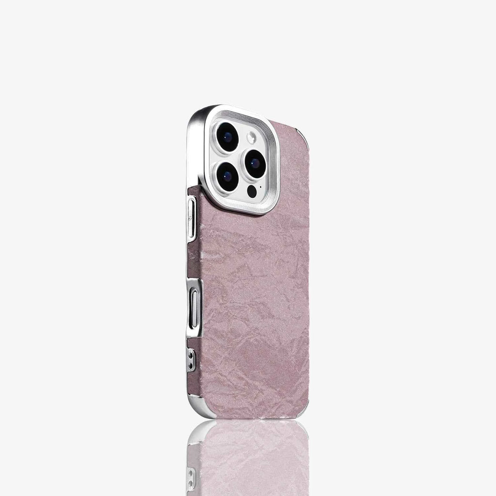 Premium Velvet-Touch Phone Case with Electroplated Edges – Smooth, Stylish & Soft