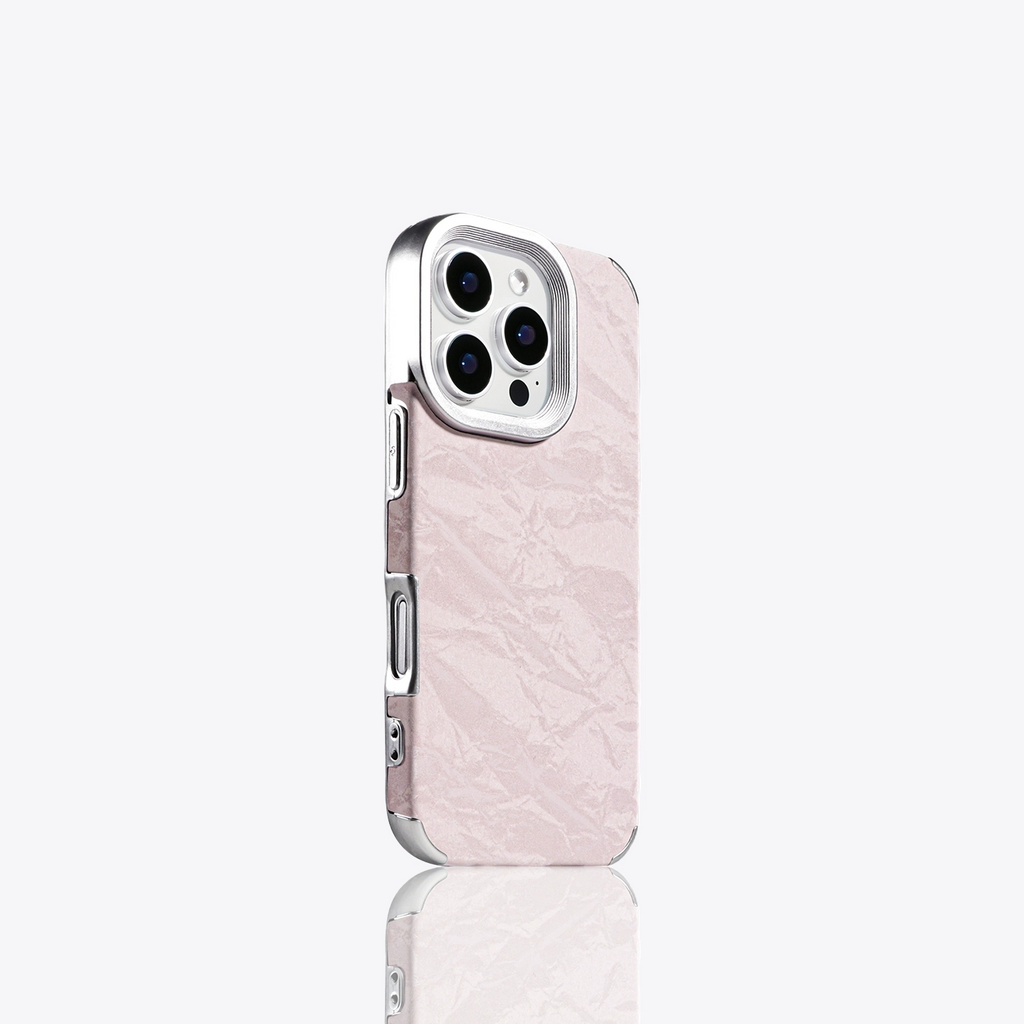 Premium Velvet-Touch Phone Case with Electroplated Edges for Smooth and Stylish Protection